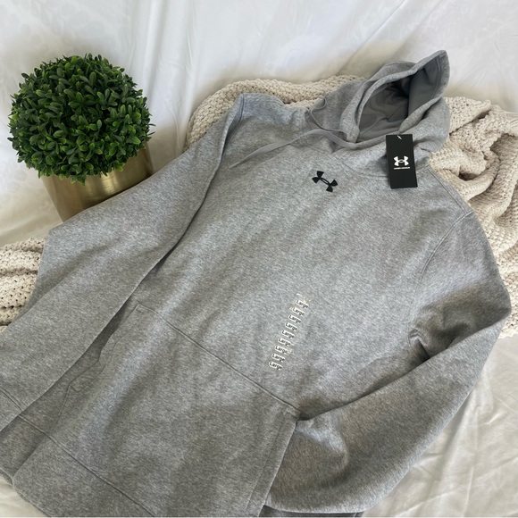 Under Armour Gray Hoodie Size L - Picture 2 of 4